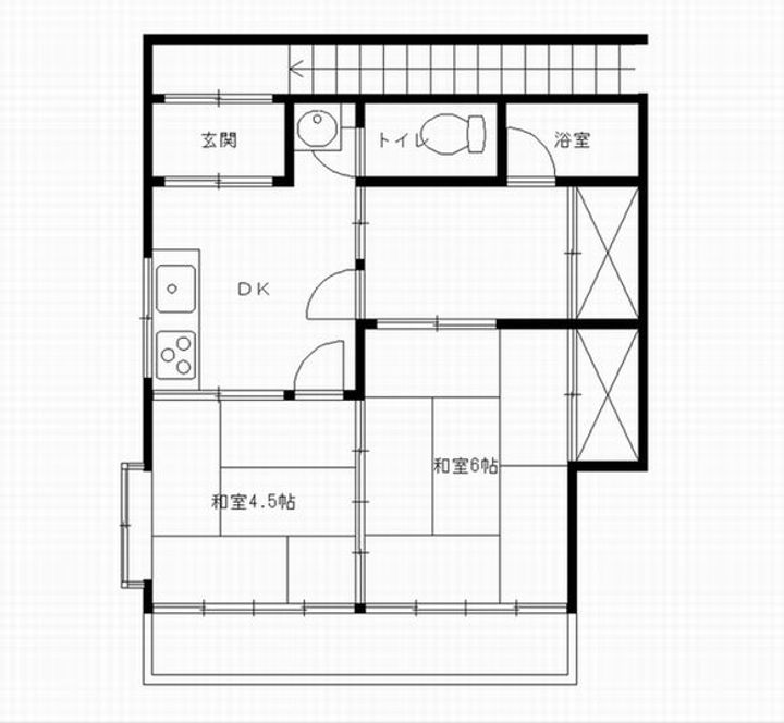 熊谷荘の間取り