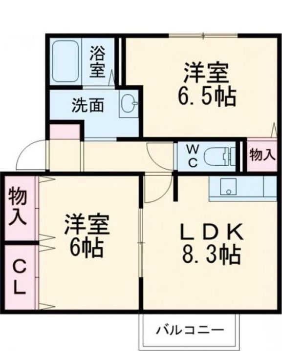 和み A棟の間取り