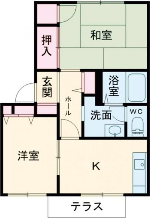 兵庫県朝来市和田山町桑原(アパート)の賃貸物件の間取り
