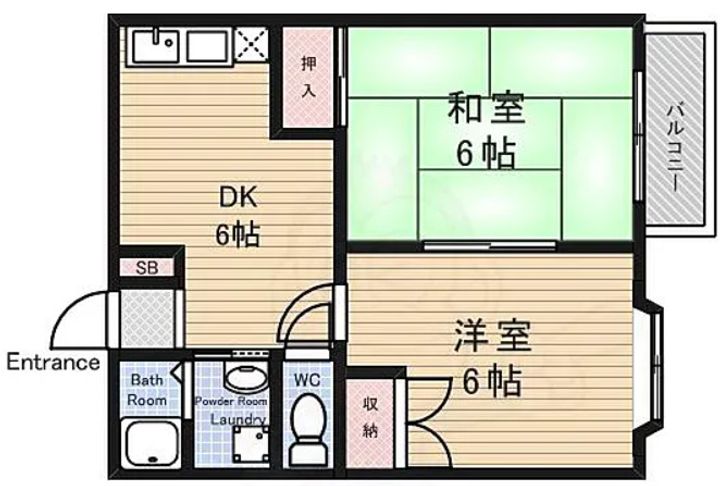 カーサ井上の間取り