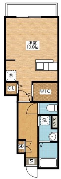 長崎県長崎市油木町(アパート)の賃貸物件の間取り