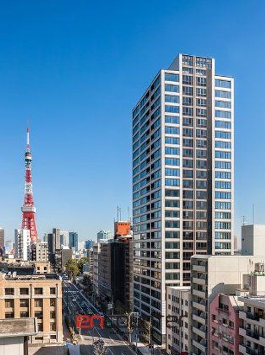 グランスイート麻布台ヒルトップタワーの外観