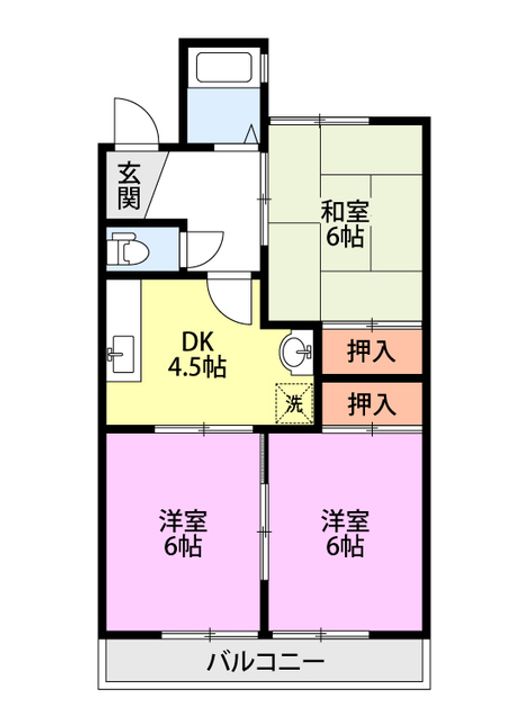ヴィラホシの間取り