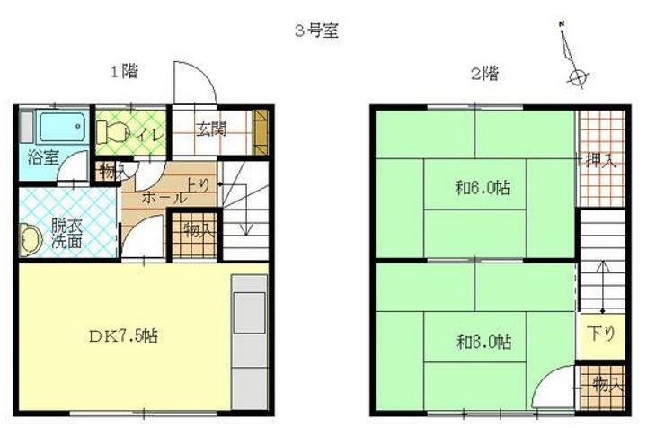神奈川県三浦郡葉山町一色(一戸建)の賃貸物件の間取り