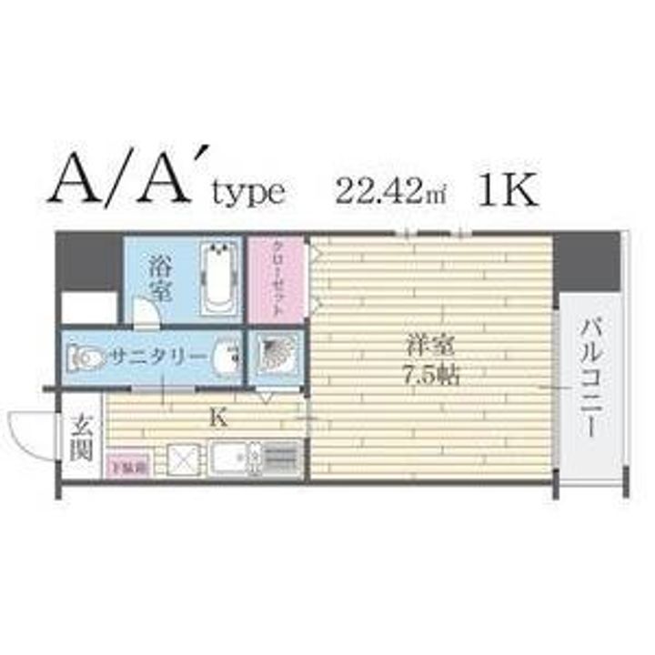 HF河原町二条レジデンスの間取り