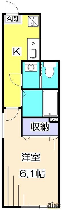 東京都練馬区中村南2(アパート)の賃貸物件の間取り