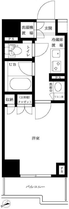 ルーブル仲六郷壱番館の間取り