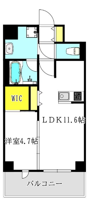 セントリヴィエ大阪梅田の間取り