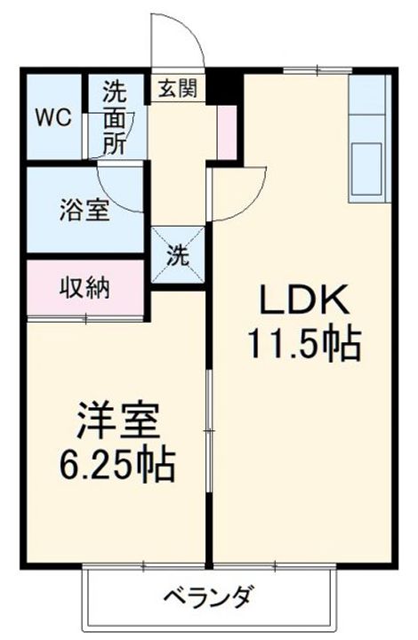 マイシャトウ平須の間取り