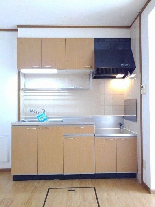 福島県福島市泉字仲ノ町(アパート)の賃貸物件のキッチン