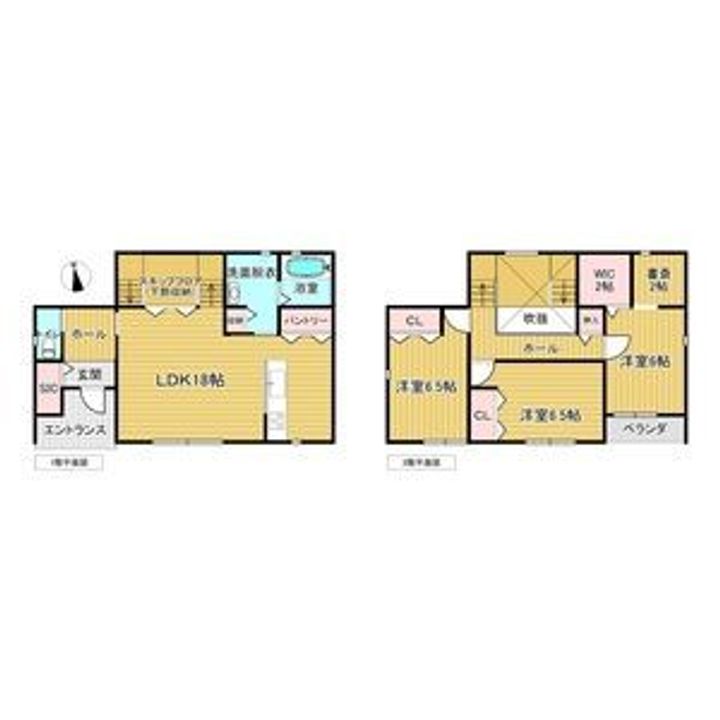 岐阜県岐阜市須賀4(一戸建)の賃貸物件の間取り