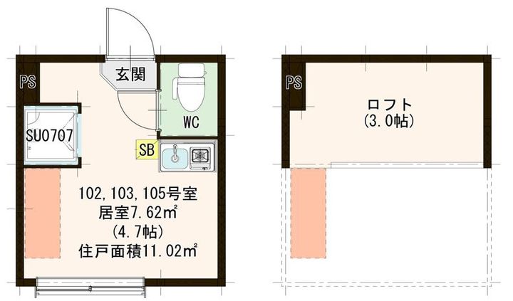こぐまヴィラ旭丘の間取り