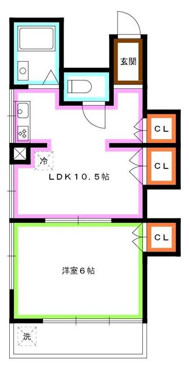 東京都三鷹市新川6(マンション)の賃貸物件の間取り