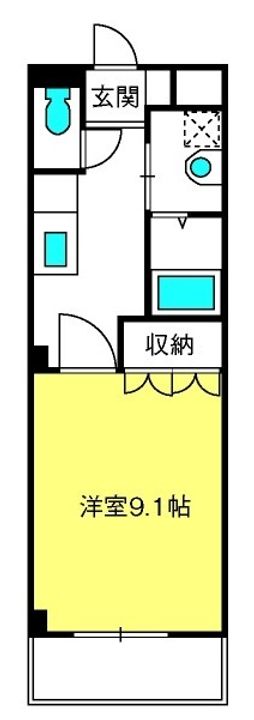 グランディールBの間取り