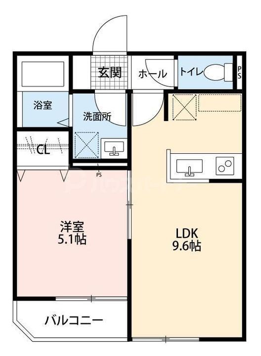 Blanc Cube 赤羽の間取り