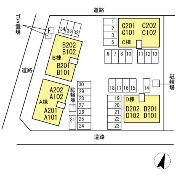 島根県松江市東出雲町錦新町1(アパート)の賃貸物件の地図
