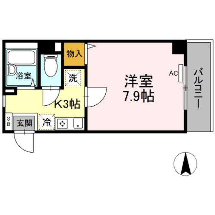 メゾンなかやまの間取り