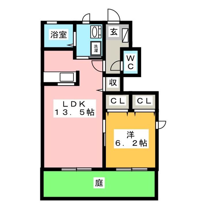 フルール・ブランシェCの間取り