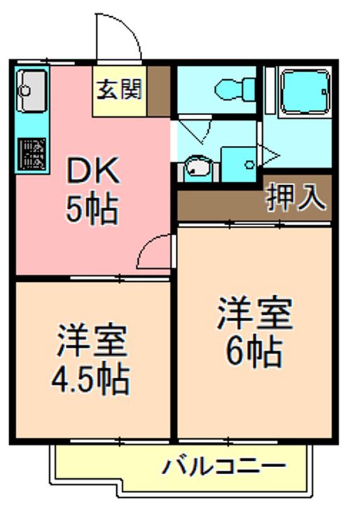 東京都足立区西新井本町5(アパート)の賃貸物件の間取り