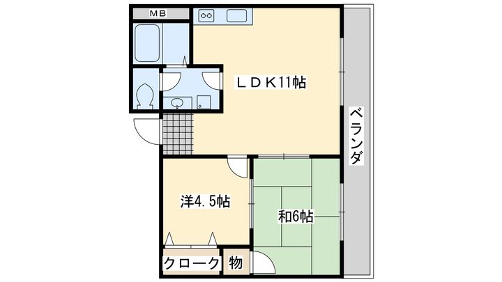 プチメゾン ヒルマの間取り