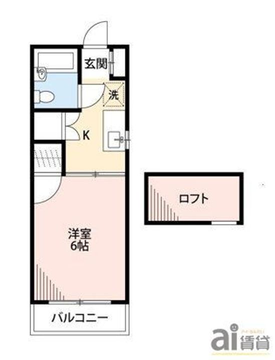 東京都東村山市萩山町3(アパート)の賃貸物件の間取り