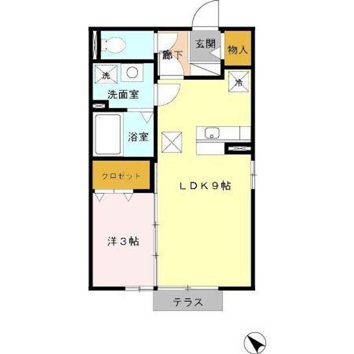 メルベーユKIIの間取り