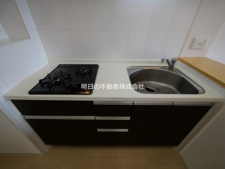 大阪府大阪市天王寺区東上町(マンション)の賃貸物件のキッチン
