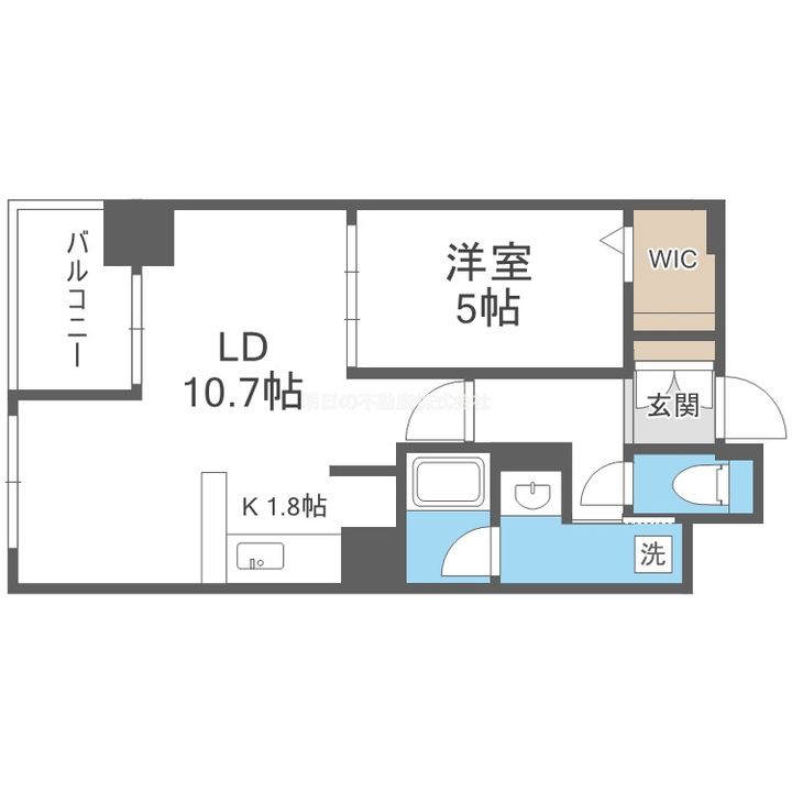 大阪府大阪市天王寺区東上町(マンション)の賃貸物件の間取り