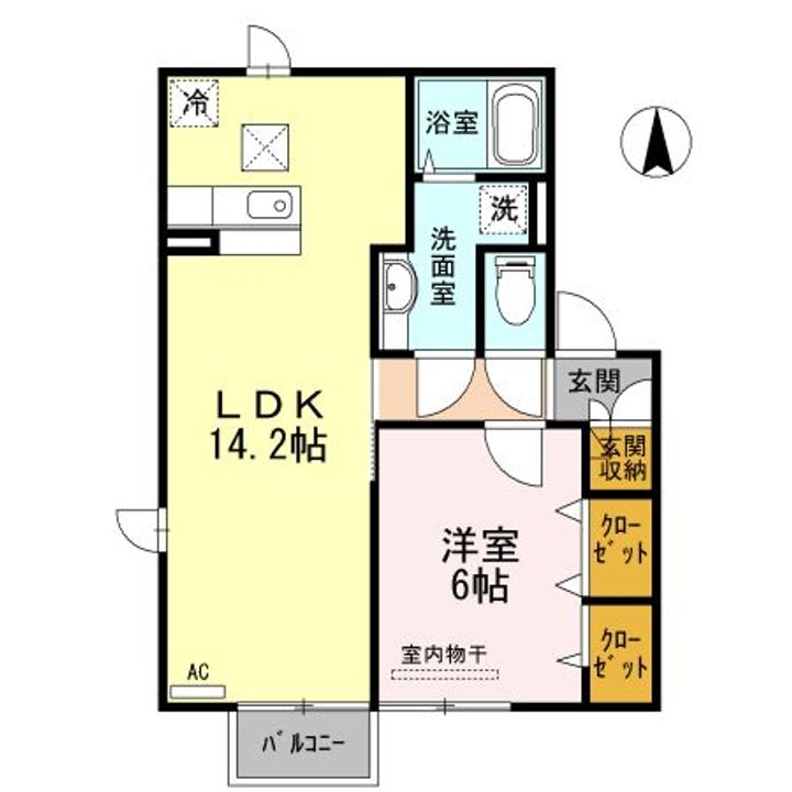 兵庫県尼崎市西難波町5(アパート)の賃貸物件の間取り