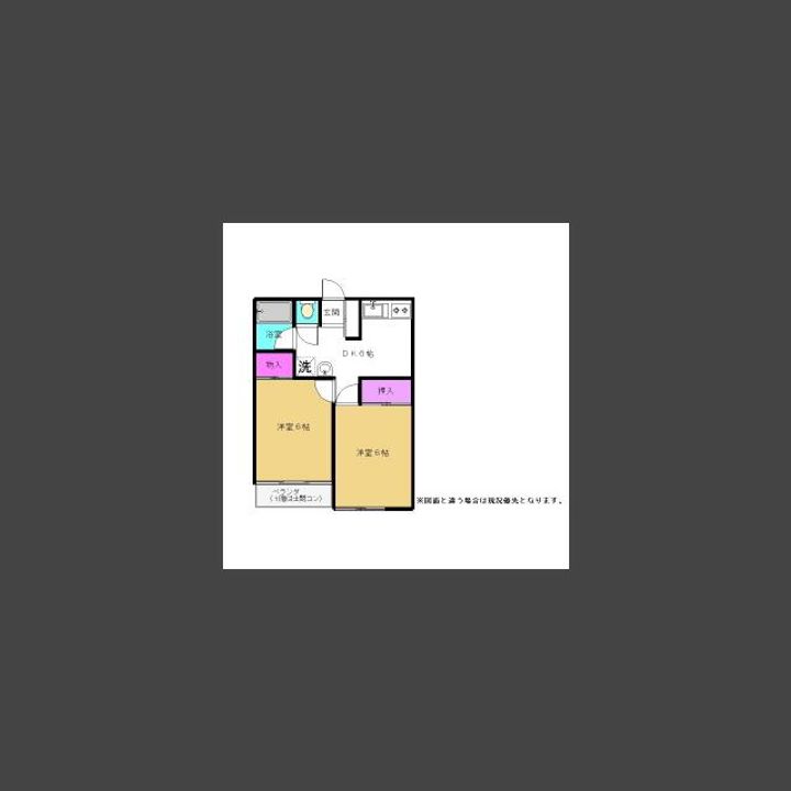 元島田荘Aの間取り