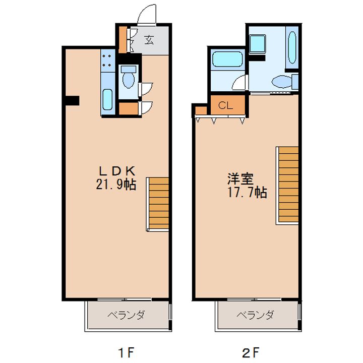 レジディア東桜IIの間取り