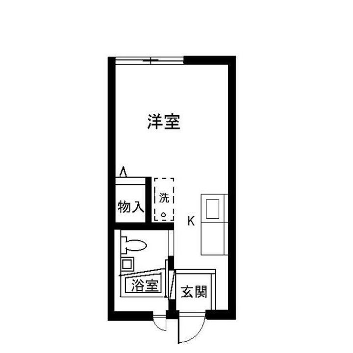 東京都文京区小日向3(アパート)の賃貸物件の間取り