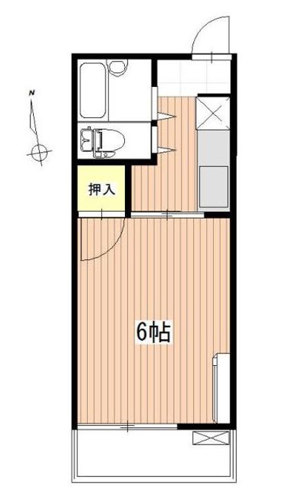 神奈川県鎌倉市大町5(アパート)の賃貸物件の間取り