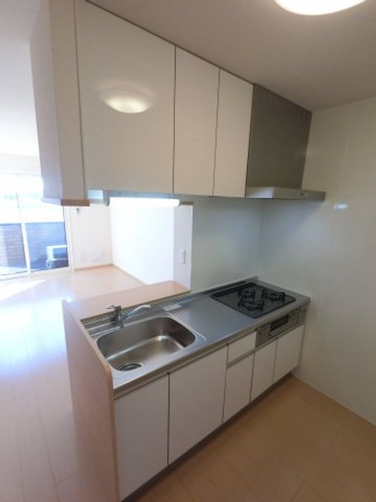 千葉県四街道市もねの里1(アパート)の賃貸物件のキッチン