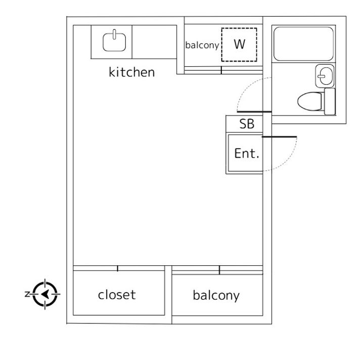 Rin東府中の間取り