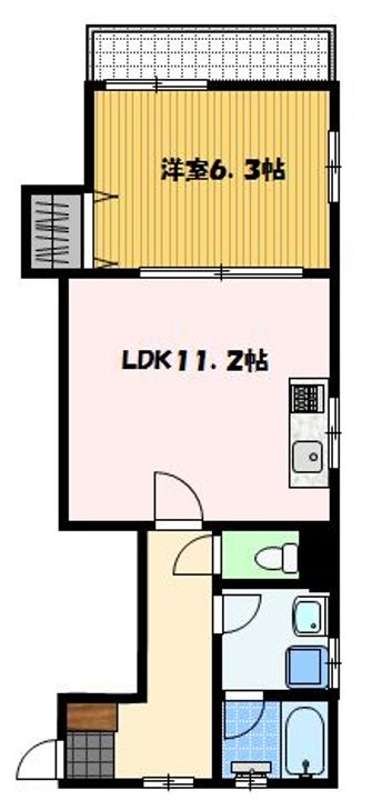 クレール築町の間取り