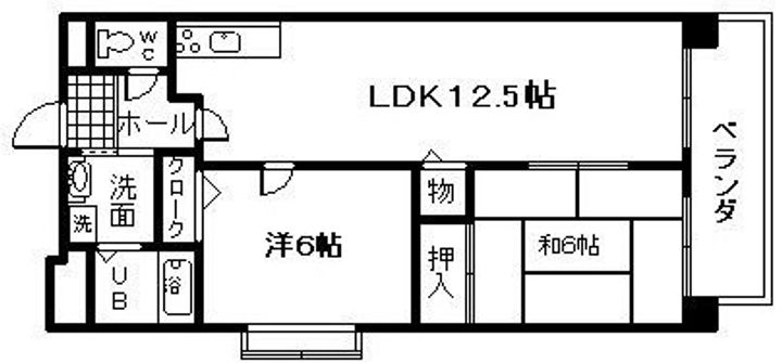 ハイデ上町の間取り