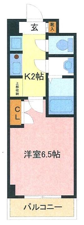 埼玉県さいたま市浦和区元町2(マンション)の賃貸物件の間取り