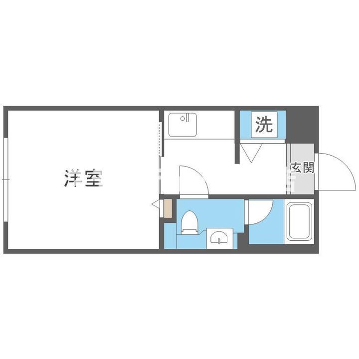 パラドール北加賀屋の間取り