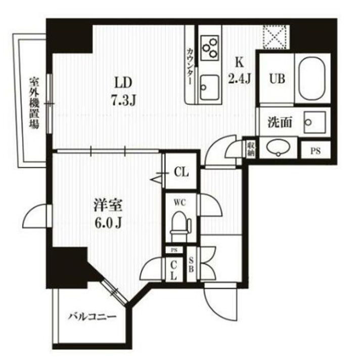 PEAKS神田の間取り