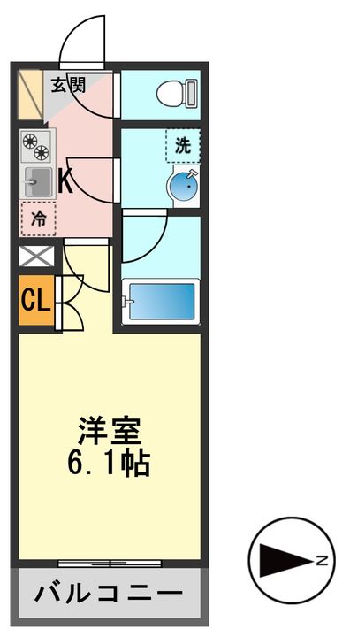 ブライズ高砂の間取り