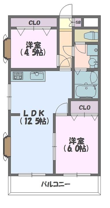 レジデンス梶本の間取り