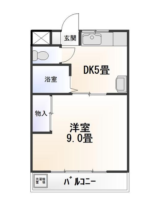 望月マンションIIIの間取り