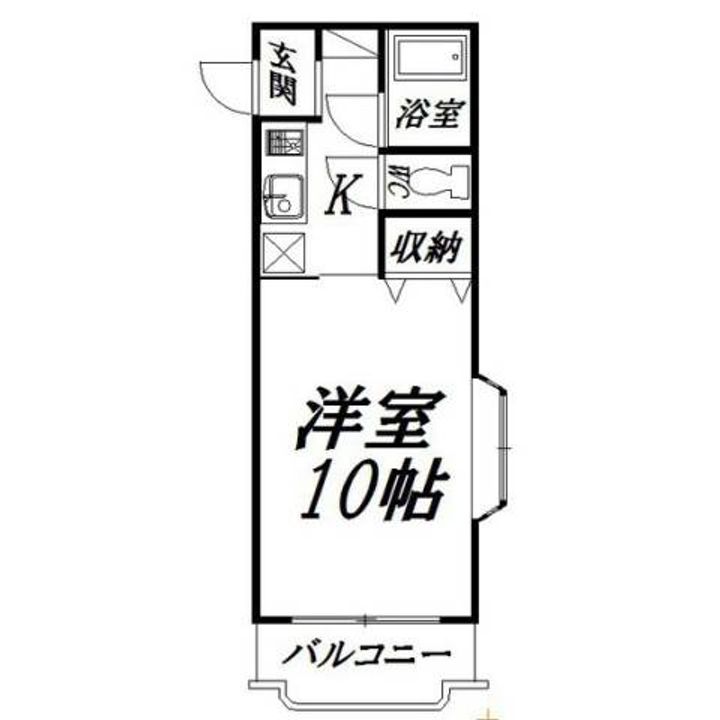 静岡県浜松市中央区広沢3(マンション)の賃貸物件の間取り