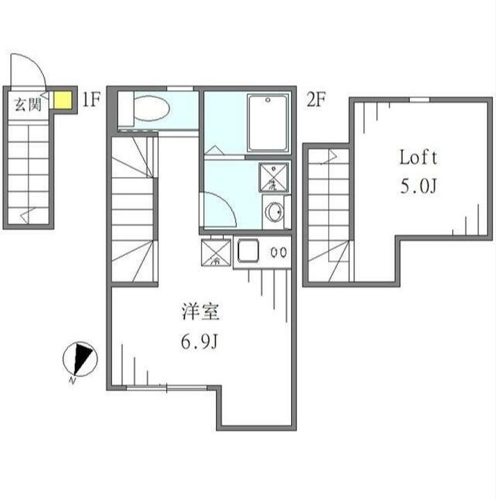 BRILLANT HK4の間取り