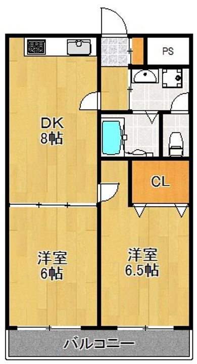 シャトーマツバラの間取り
