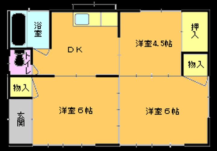 群馬県沼田市下久屋町(一戸建)の賃貸物件の間取り