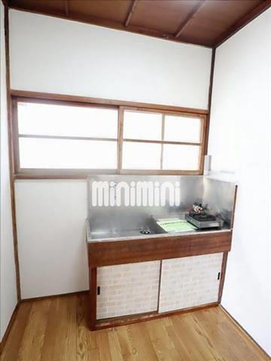 志村荘アパートのキッチン