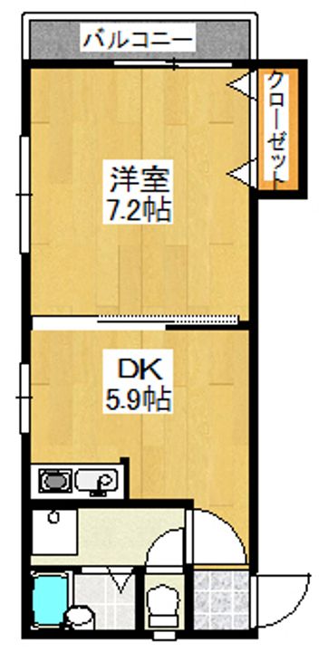 ロックフィールド萩の間取り