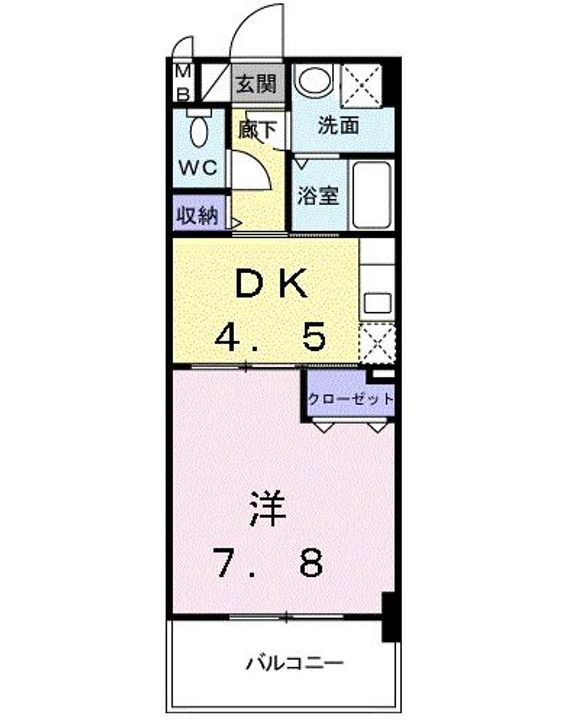 グロリオーサの間取り